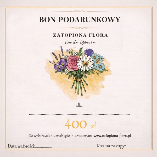 Gift voucher - digital version