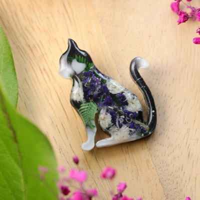 Brooch - Cat Charm of Nature