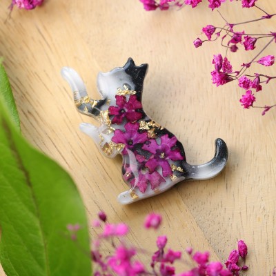 Brooch - Cat Charm of Nature