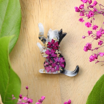 Brooch - Cat Charm of Nature