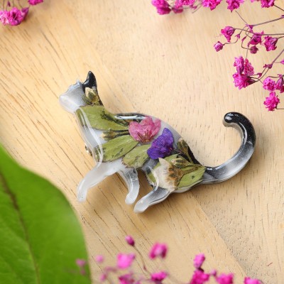Brooch - Cat Charm of Nature