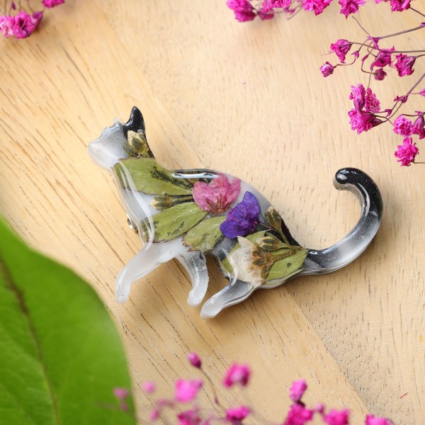 Brooch - Cat Charm of Nature