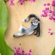 Brooch - Cat Charm of Nature