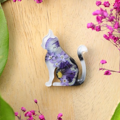 Brooch - Cat Charm of Nature