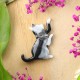 Brooch - Cat Charm of Nature