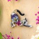 Brooch - Cat Charm of Nature