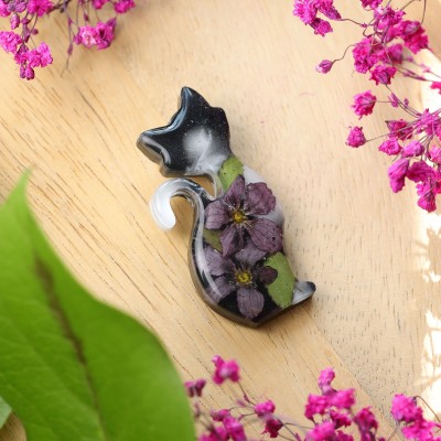 Brooch - Cat Charm of Nature