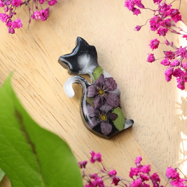 Brooch - Cat Charm of Nature