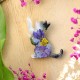 Brooch - Cat Charm of Nature
