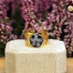Ornamental ring with forget-me-not