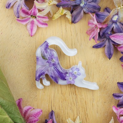 Brooch - Cat Charm of Nature
