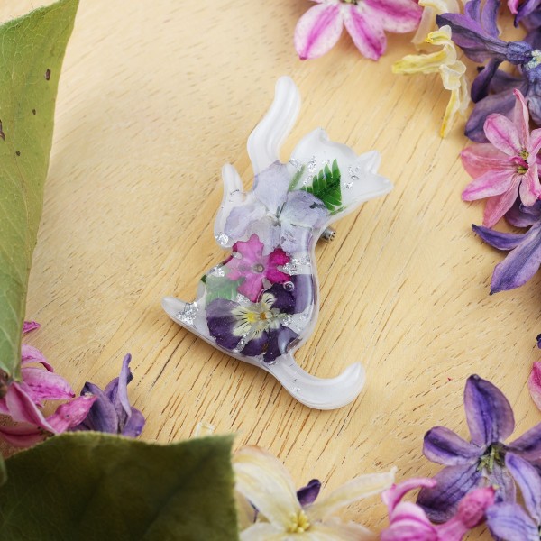 Brooch - Cat Charm of Nature