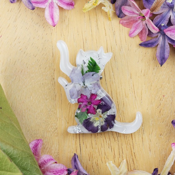Brooch - Cat Charm of Nature