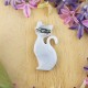 Brooch - Cat Charm of Nature