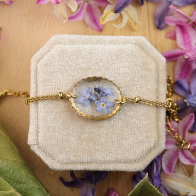 Classic forget-me-not bracelet