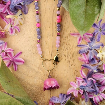 Close to the Heart Collection - Rosebud Necklace