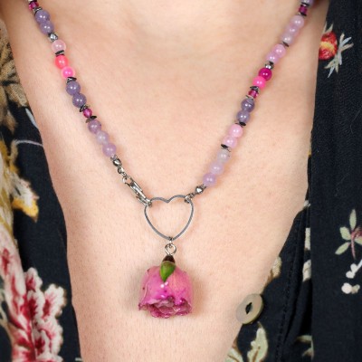 Close to the Heart Collection - Rosebud Necklace