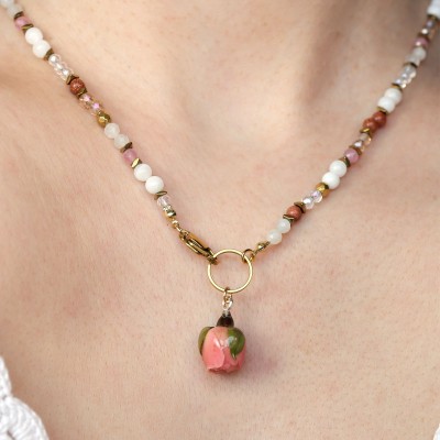 Close to the Heart Collection - Rosebud Necklace
