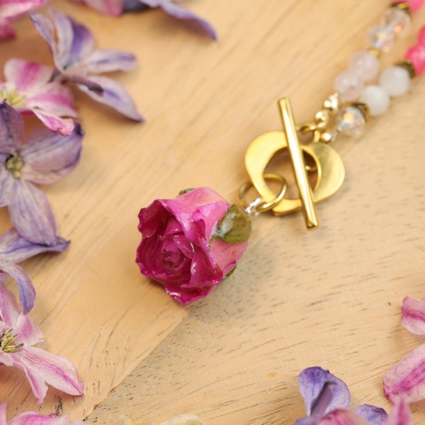 Close to the Heart Collection - Rosebud Necklace