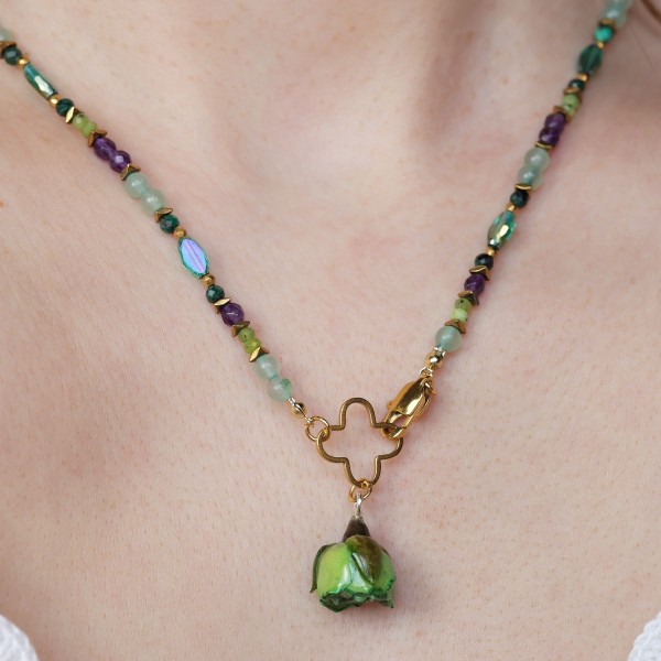 Close to the Heart Collection - Rosebud Necklace
