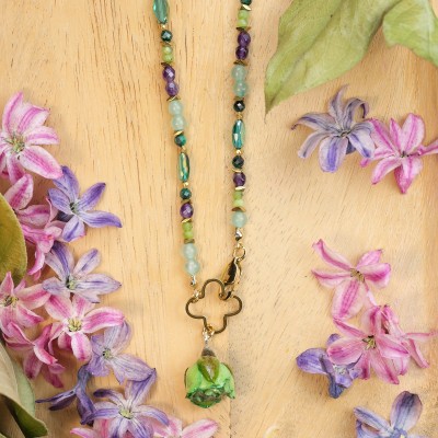 Close to the Heart Collection - Rosebud Necklace