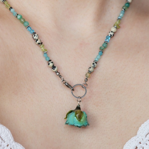 Close to the Heart Collection - Rosebud Necklace