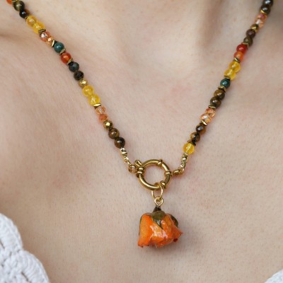 Close to the Heart Collection - Rosebud Necklace