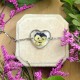Classic pansy bracelet
