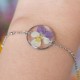 Classic pansy bracelet