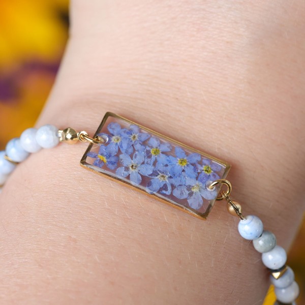 Forget-me-not bracelet