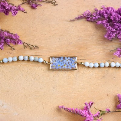 Forget-me-not bracelet