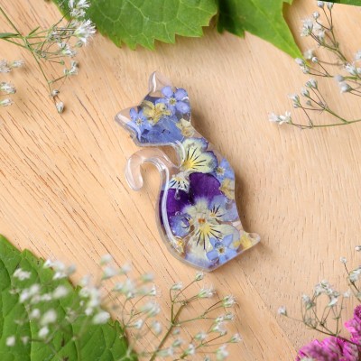 Brooch - Cat Charm of Nature