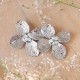 Decorative flower earrings with spirea
