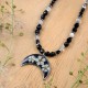 Naszyjnik lunula z tawułą