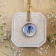 Classic necklace with forget-me-not