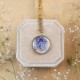 Classic necklace with forget-me-not