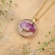 Classic rose necklace