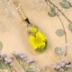 Classic dimensional necklace with a marsh marigold