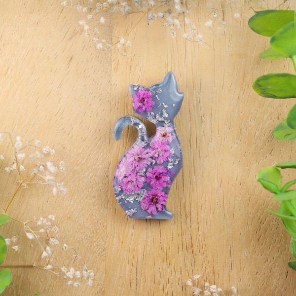 Brooch - Cat Charm of Nature