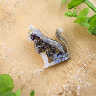 Brooch - Cat Charm of Nature