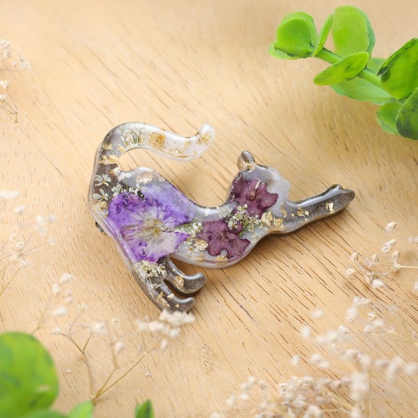 Brooch - Cat Charm of Nature