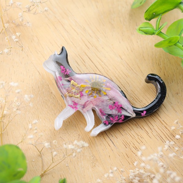 Brooch - Cat Charm of Nature