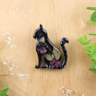 Brooch - Cat Charm of Nature