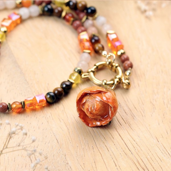 Close to the Heart Collection - Rosebud Necklace