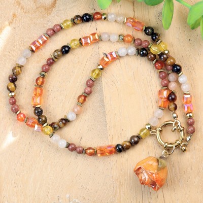 Close to the Heart Collection - Rosebud Necklace