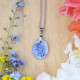 Classic necklace with forget-me-nots