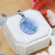 Classic necklace with forget-me-nots