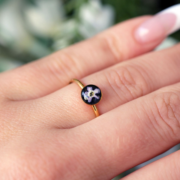 Forget-me-not ring