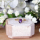 Classic ring with pansy petal