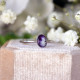 Classic ring with pansy petal